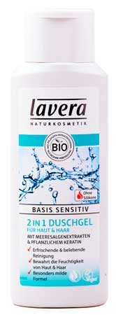 Lavera 2in1 Duschgel für Haut und Haar Basis Sensitiv 200ml