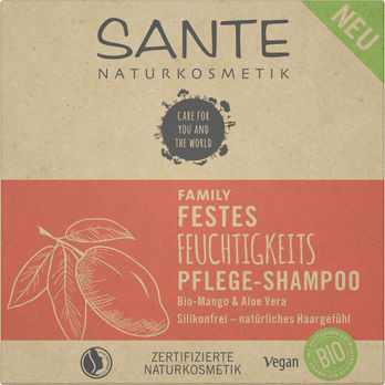 SANTE Festes Shampoo 2in1 Feuchtigkeit 60g