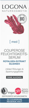 LOGONA MED Couperose Feuchtigkeits-Serum Rotalgenextrakt SILIDINE 30ml