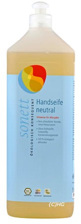 Sonett Handseife NEUTRAL Nachfüllflasche 1l