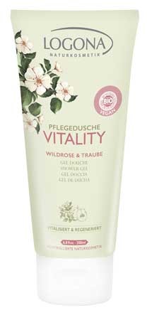 LOGONA Pflegedusche VITALITY Wildrose & Traube 200ml