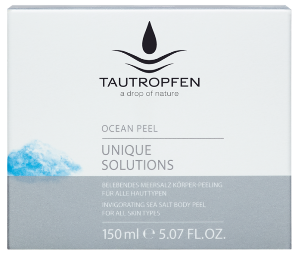 Tautropfen Unique/ Ocean Peel Belebendes Meersalz Körper-Peeling 150ml