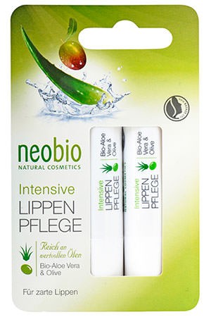 neobio Lip Care intensive Lippenpflege 2x4,8g
