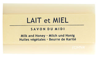 Savon Du Midi Karité-Pflanzenölseife Milch & Honig 100g