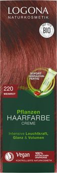 LOGONA Pflanzen-Haarfarbe Creme 220 weinrot 150ml