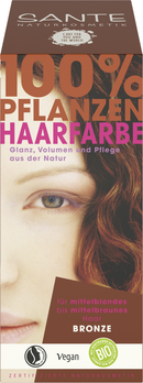 SANTE Pflanzen Haarfarben Pulver bronze 100g/A