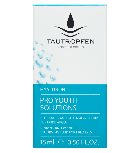 Tautropfen Pro Youth/ Hyaluron Belebendes Anti-Falten Augenfluid 15ml