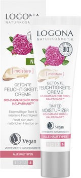 | Gesichtscreme Bio-Damaszener | 30ml Gesicht | Getönte LIFT Naturkosmetik MOISTURE Feuchtigkeitscreme LOGONA yayana Rose