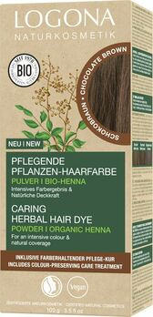 LOGONA Pflanzen-Haarfarbe Pulver 09 schokobraun 100g