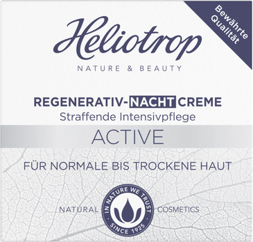 Heliotrop ACTIVE Regenerativ-Nachtcreme 50ml