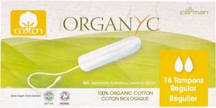 Organyc Tampons Regular 16 Stück