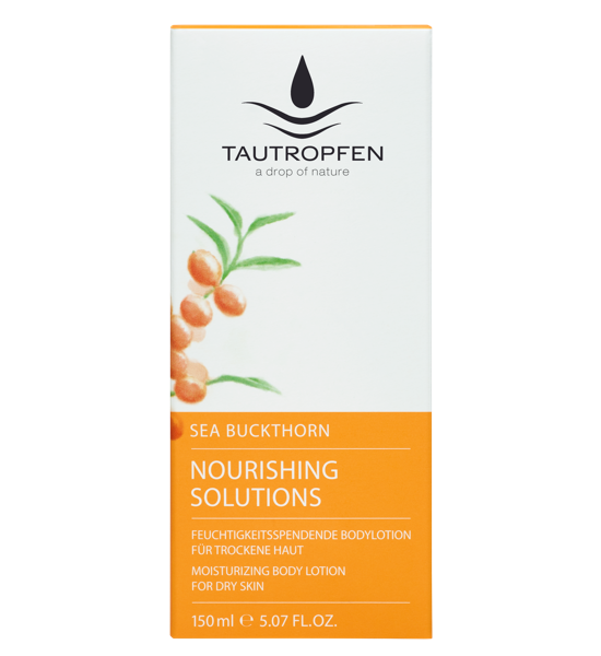 Tautropfen Nourishing Sanddorn Feuchtigkeitsspendende Bodylotion 150ml