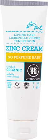 Urtekram No Perfume Baby Zinc Cream 75ml