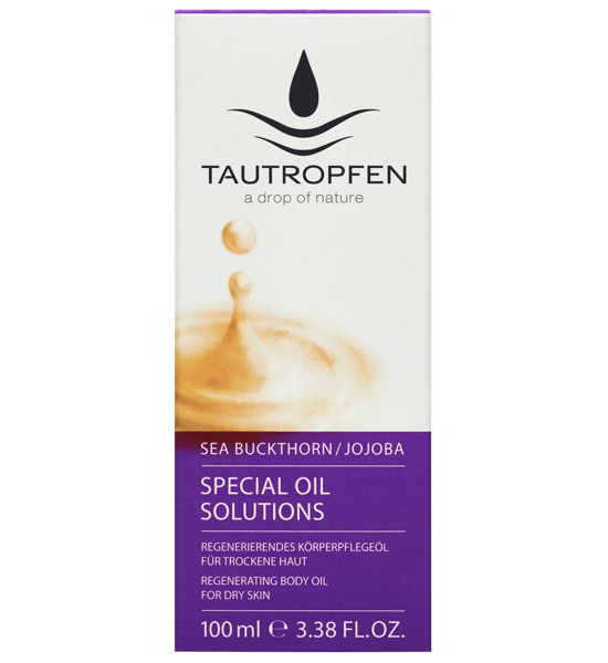 Tautropfen Special Oil/ Sanddorn-Jojoba Regenerierendes Körperpflegeöl 100ml