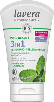 Lavera Pure Beauty 3in1 Reinigung - Peeling - Maske 125ml