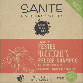 SANTE Festes Shampoo 2in1 Feuchtigkeit 60g