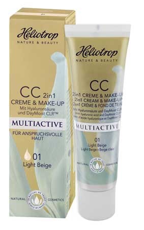 Heliotrop MULTIACTIVE CC 2in1 Creme & Make-up 01 Light Beige 30ml/A