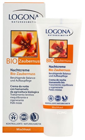 LOGONA porenverfeinerndes Nachtfluid Bio-Bambus & Bio-Hamamelis 30ml