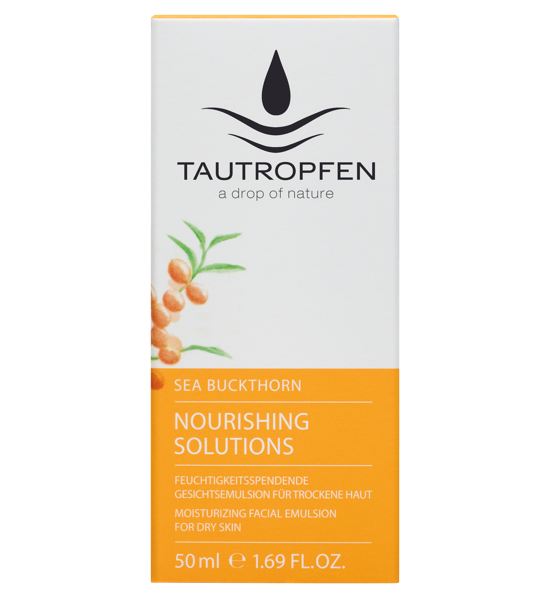 Tautropfen Nourishing Sanddorn Feuchtigkeitsspendende Gesichtsemulsion 50ml